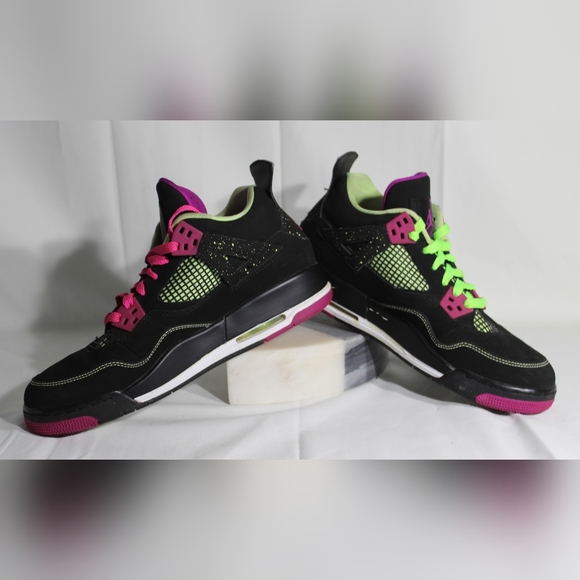 Nike Air Jordan 4 Retro GS "Fuchsia," cir. 2015, 8.5Y (10.5 women's) - Picture 16 of 16